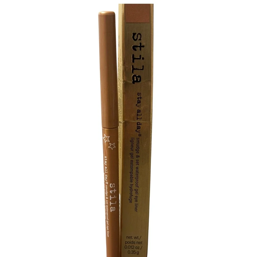 Stila Stay All Day Smudge Set‎ Waterproof Gel Eye Liner Cashmere Beige NIB
